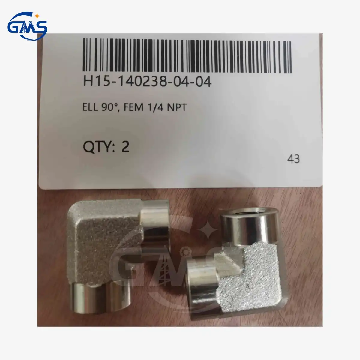 ELL 90°, FEM 1/4 NPT H15-140238-04-04
